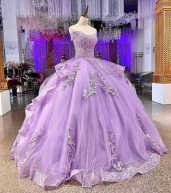 Purple Ball Gown Prom Dresses Long Sexy Prom Dress Y4366 by simplepromdress