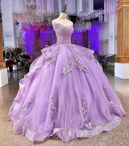 Vestido de fiesta morado largo y sexy Y4366