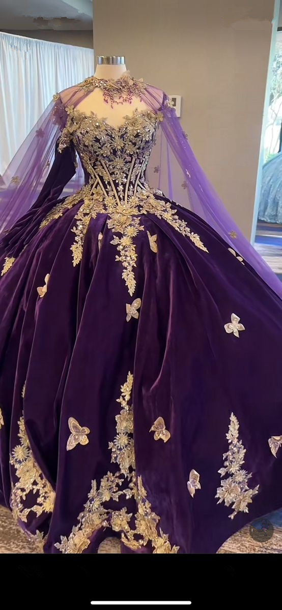 Stunning Purple Princess Quinceanera Dresses Ball Gown,Purple Sweet 16 Dress Y6560 Hover Image