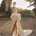 Sexy Plunging Strapless Mermaid Wedding Dresses  SW243
