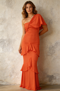Charming Prom Dress Orange Evening Dress Y1524 by simplepromdress