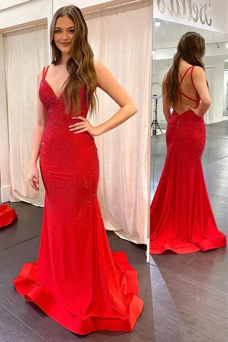 Mermaid Yellow Long Prom Dresses Backless Yellow Prom Dresses Formal Evening Dresses Y1562 by simplepromdress
