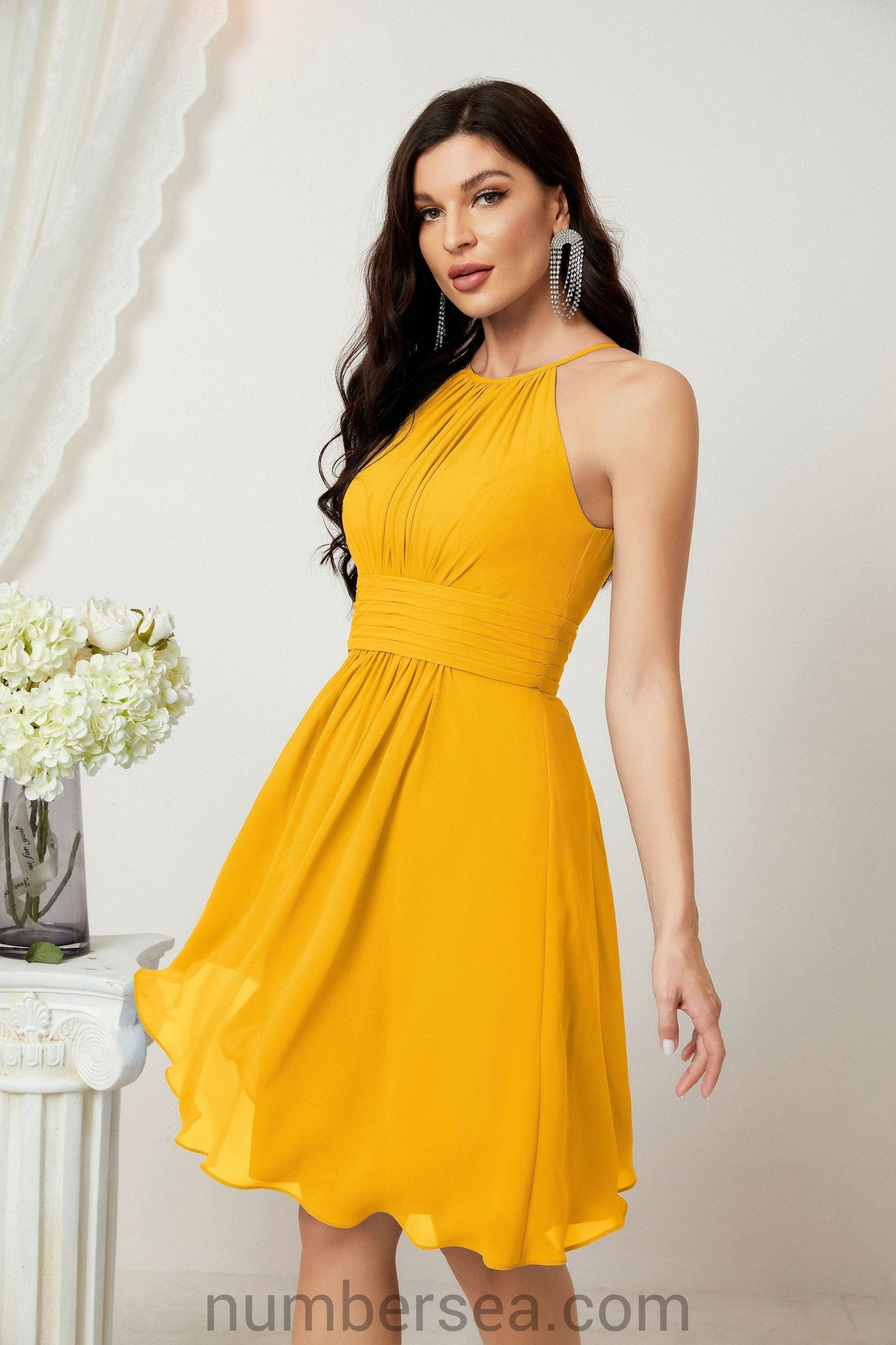 Halter Homecoming Dresses Formal Evening Party Cocktail Dress 28011 by numbersea