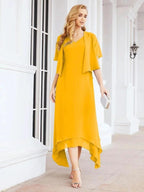 Sunnderly Two-Piece A-line Mother of The Bride Dress Formal Party Gown Dress SY28073 by numbersea