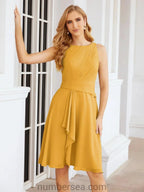 Sunnderly Mother of The Bride Dresses Prom Dress Casual Pleated Dress SY28065 by numbersea