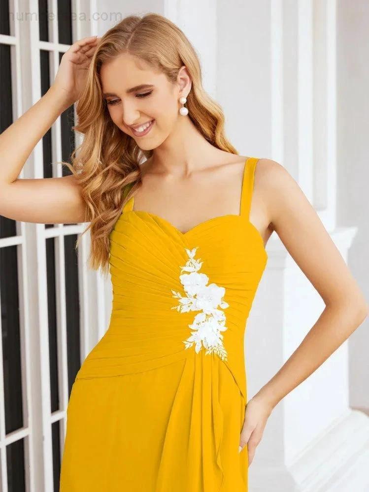 Sunnderly Mother of The Bride Groom Dresses Lace Appliques for Wedding Guest SY28066 by numbersea