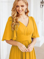 Numbersea Bridesmaid Dresses for Women Wedding Long Party Prom Dress 28068 by numbersea