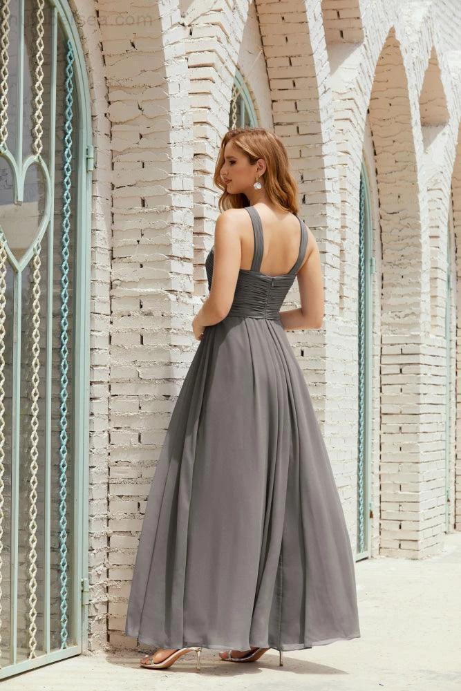 Halter Bridesmaid Dresses Formal Cocktail Prom Gown 28015 by numbersea