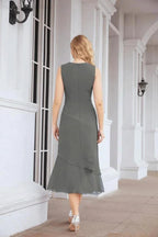 Sunnderly Two-Piece A-line Mother of The Bride Dress Formal Party Gown Dress SY28072 by numbersea