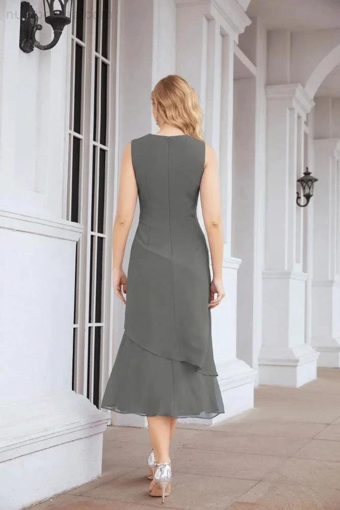 Sunnderly Two-Piece A-line Mother of The Bride Dress Formal Party Gown Dress SY28072 by numbersea