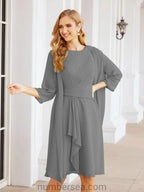 Sunnderly Mother of The Bride Dresses Prom Dress Casual Pleated Dress SY28065 by numbersea