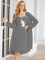 Sunnderly Mother of The Bride Groom Dresses Lace Appliques for Wedding Guest SY28066 by numbersea