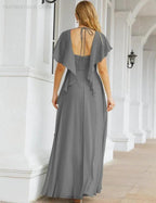 Numbersea Bridesmaid Dresses Backless Formal Prom Gowns for Evening Party Mother of The Bride Dress 28040 by numbersea