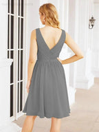 Numbersea Homecoming Dresses Knee Length Skirt V Back 28062 by numbersea