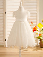 Lace Ivory First Communion Flower Girl Dress - photo 1