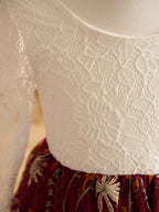 Tulle A-Line Full-Length Garden Boho Flower Girl Dress - photo 3