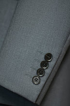 Three-Piece Solid Wool Wedding Suit | Classic Tailored Formal Groom Suit by 男装