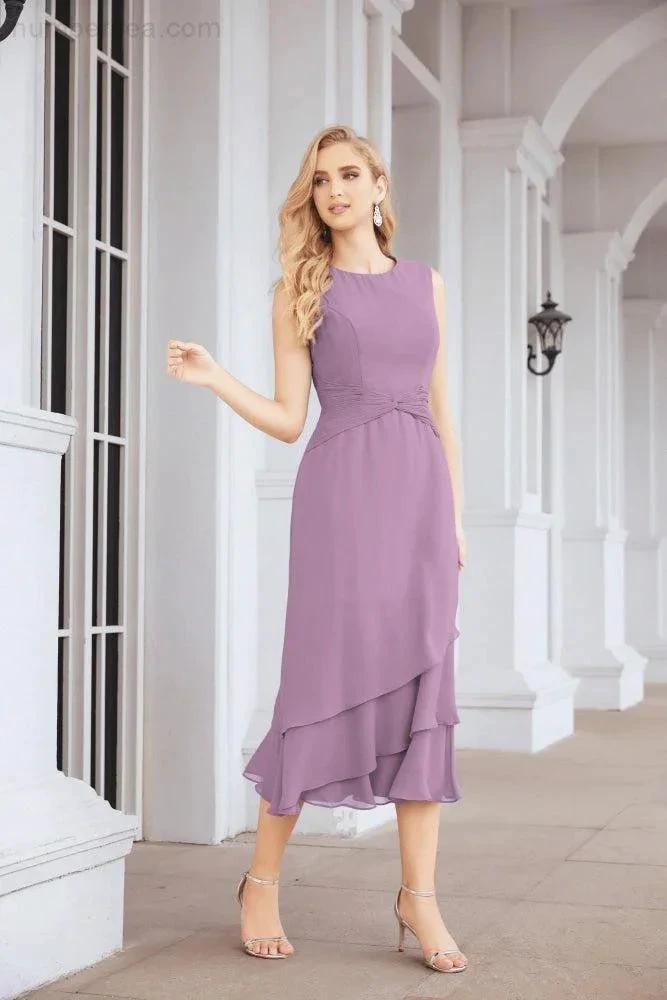 Sunnderly Two-Piece A-line Mother of The Bride Dress Formal Party Gown Dress SY28072 by numbersea