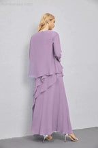 Mother of Bride Dresses with Open Front Lightweight Cardigan Formal Prom Gown 28081 by numbersea