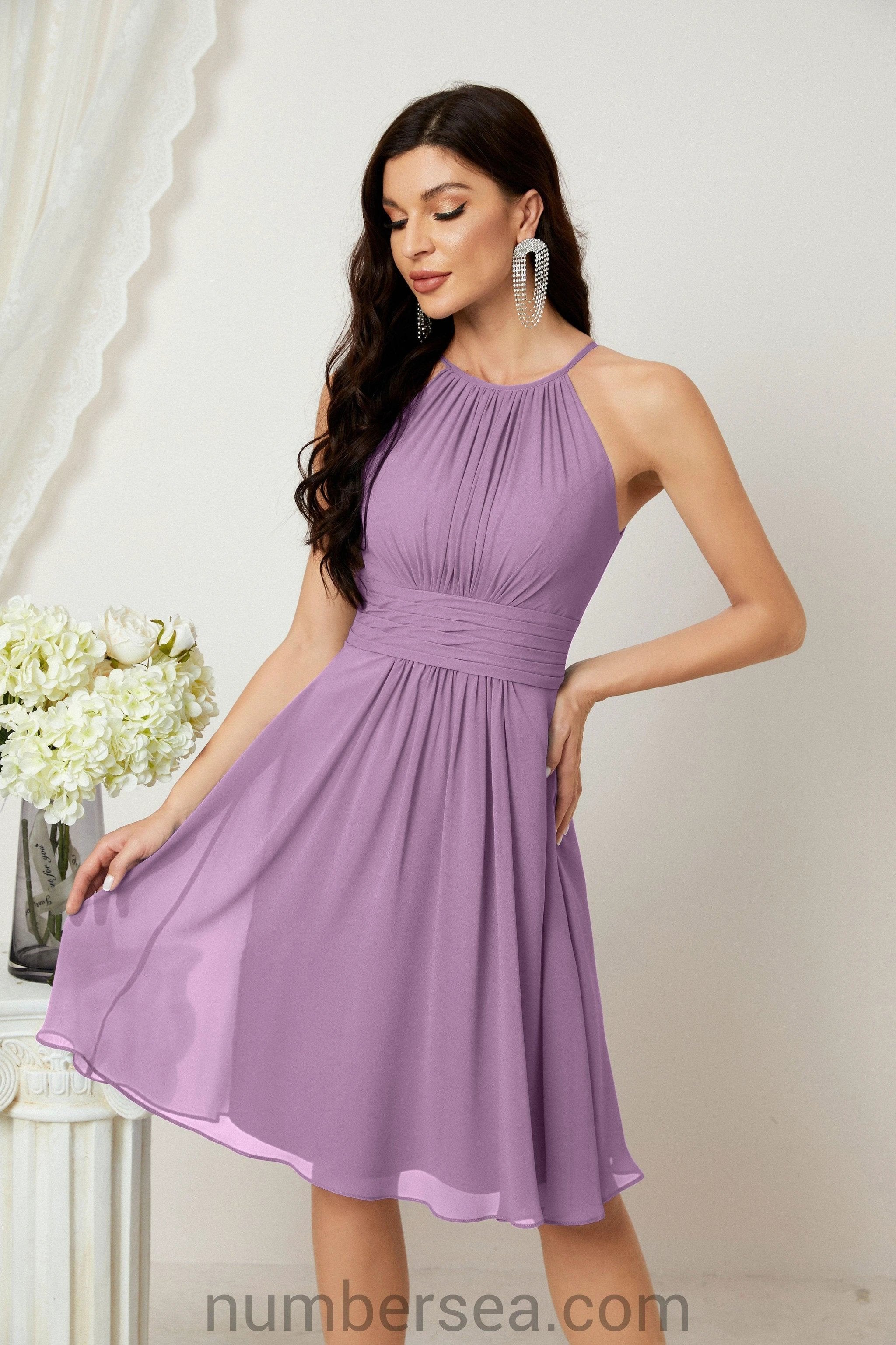 Halter Homecoming Dresses Formal Evening Party Cocktail Dress 28011 by numbersea