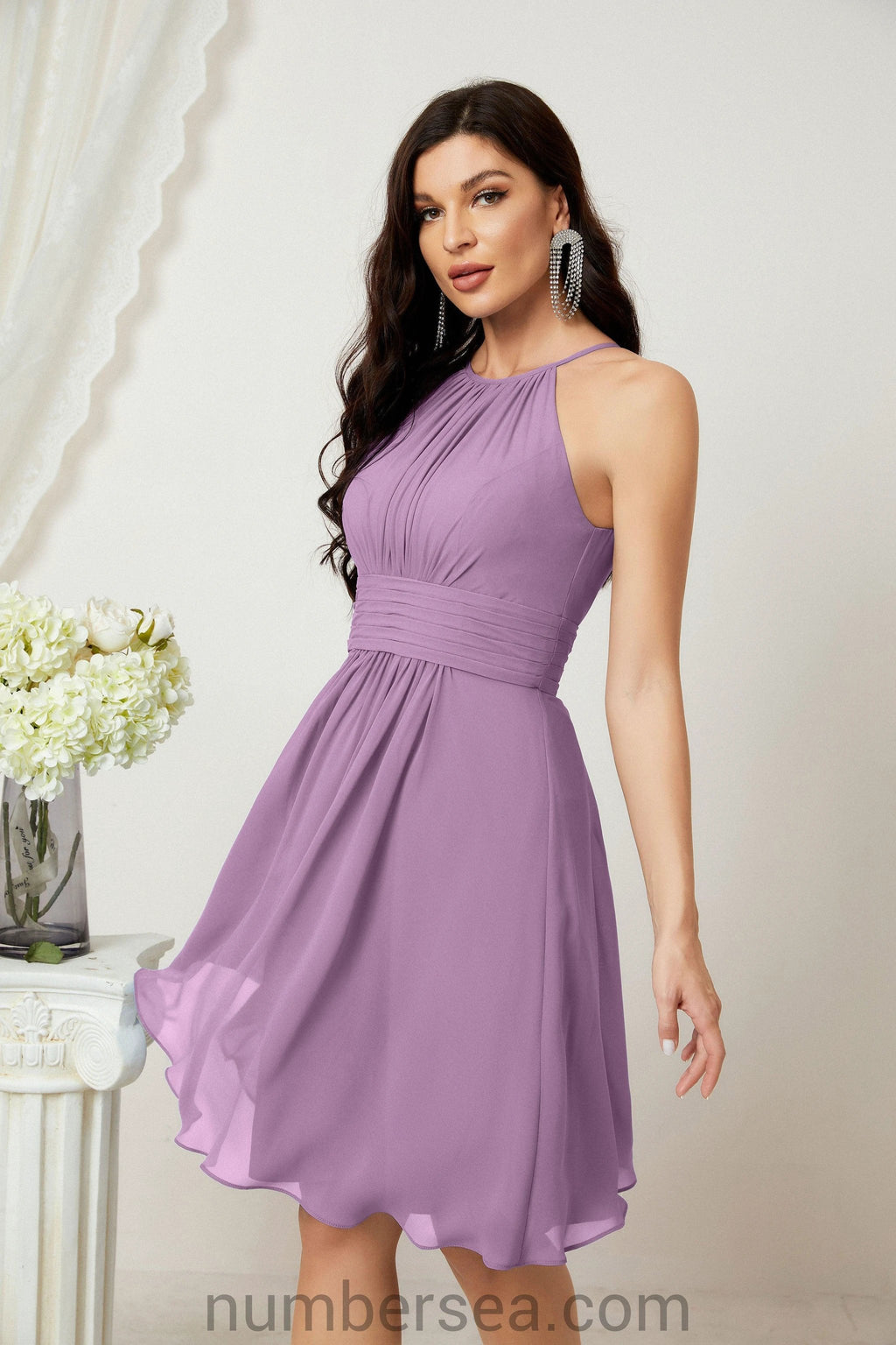 Halter Homecoming Dresses Formal Evening Party Cocktail Dress 28011 by numbersea