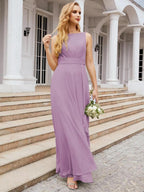 Numbersea Bridesmaid Dresses for Wedding Ruffles Long Formal Prom Gowns 28039 by numbersea