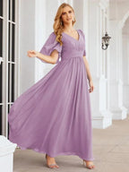 Numbersea Bridesmaid Dresses for Women Wedding Long Party Prom Dress 28068 by numbersea