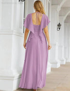 Numbersea Bridesmaid Dresses Backless Formal Prom Gowns for Evening Party Mother of The Bride Dress 28040 by numbersea