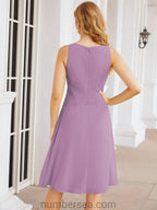 Sunnderly Mother of The Bride Dresses Prom Dress Casual Pleated Dress SY28065 by numbersea