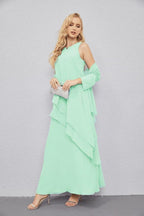 Mother of Bride Dresses with Open Front Lightweight Cardigan Formal Prom Gown 28081 by numbersea