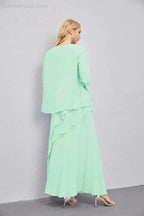 Mother of Bride Dresses with Open Front Lightweight Cardigan Formal Prom Gown 28081 by numbersea