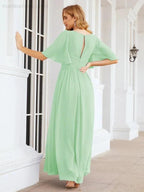Numbersea Bridesmaid Dresses for Women Wedding Long Party Prom Dress 28068 by numbersea