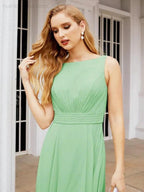 Numbersea Bridesmaid Dresses for Wedding Ruffles Long Formal Prom Gowns 28039 by numbersea