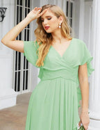 Numbersea Bridesmaid Dresses Backless Formal Prom Gowns for Evening Party Mother of The Bride Dress 28040 by numbersea
