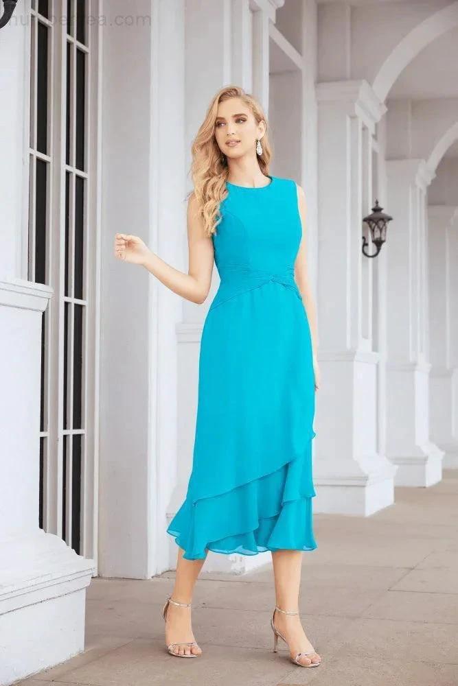 Sunnderly Two-Piece A-line Mother of The Bride Dress Formal Party Gown Dress SY28072 by numbersea