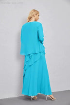 Mother of Bride Dresses with Open Front Lightweight Cardigan Formal Prom Gown 28081 by numbersea