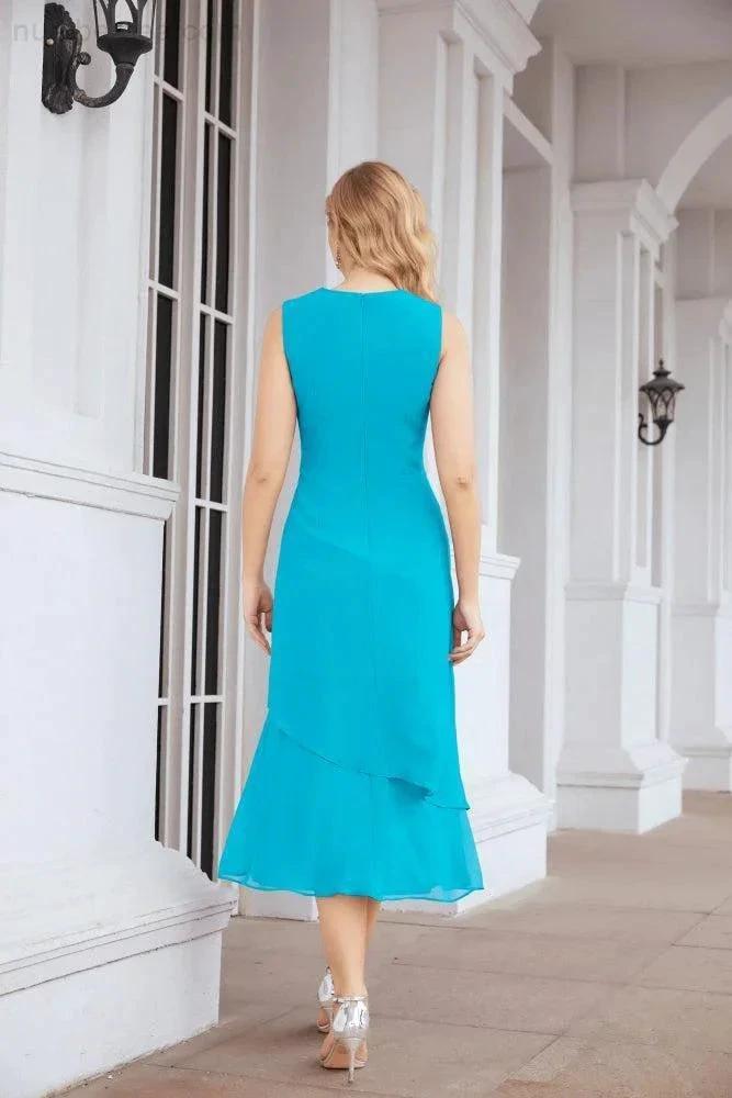 Sunnderly Two-Piece A-line Mother of The Bride Dress Formal Party Gown Dress SY28072 by numbersea