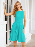 Sunnderly Mother of The Bride Dresses Prom Dress Casual Pleated Dress SY28065 by numbersea