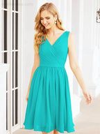 Numbersea Homecoming Dresses Knee Length Skirt V Back 28062 by numbersea