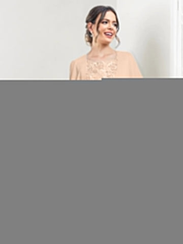 A-Line/Princess Scoop Knee-Length Mother of the Bride Dresses