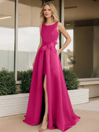A-Line/Princess Scoop Mother of the Bride Dresses by Dreamylily