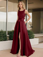 A-Line/Princess Scoop Mother of the Bride Dresses by Dreamylily