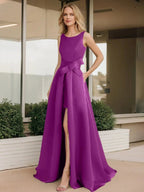 A-Line/Princess Scoop Mother of the Bride Dresses by Dreamylily
