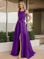 A-Line/Princess Scoop Mother of the Bride Dresses by Dreamylily