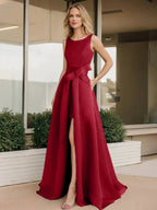 A-Line/Princess Scoop Mother of the Bride Dresses by Dreamylily