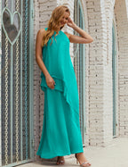 Chiffon Long Plus Size Mother of Bride Dresses Formal Bridesmaid Prom Gown SY28019