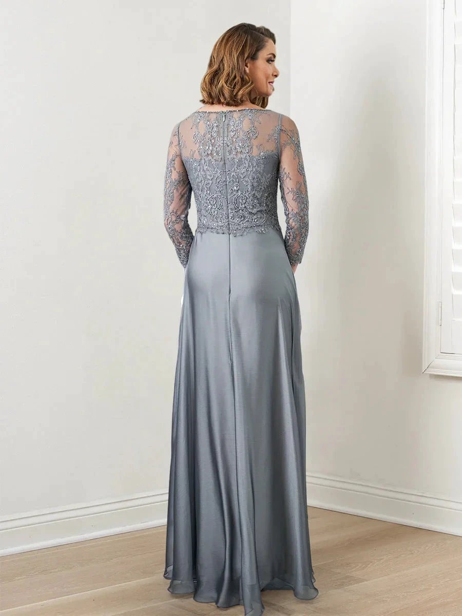 A-Line/Princess Mother of the Bride Dresses with Applique & Sequins by Dreamylily