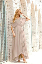 Numbersea Mother of The Bride Dresses Plus Size V-Neck Floor Length Formal Prom Dress for Wedding Guest 28020 by numbersea