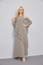 Mother of Bride Dresses with Open Front Lightweight Cardigan Formal Prom Gown 28081 by numbersea