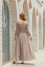 Numbersea Bridesmaid Dress Chiffon Formal Party Dress Evening Dress 28016 by numbersea